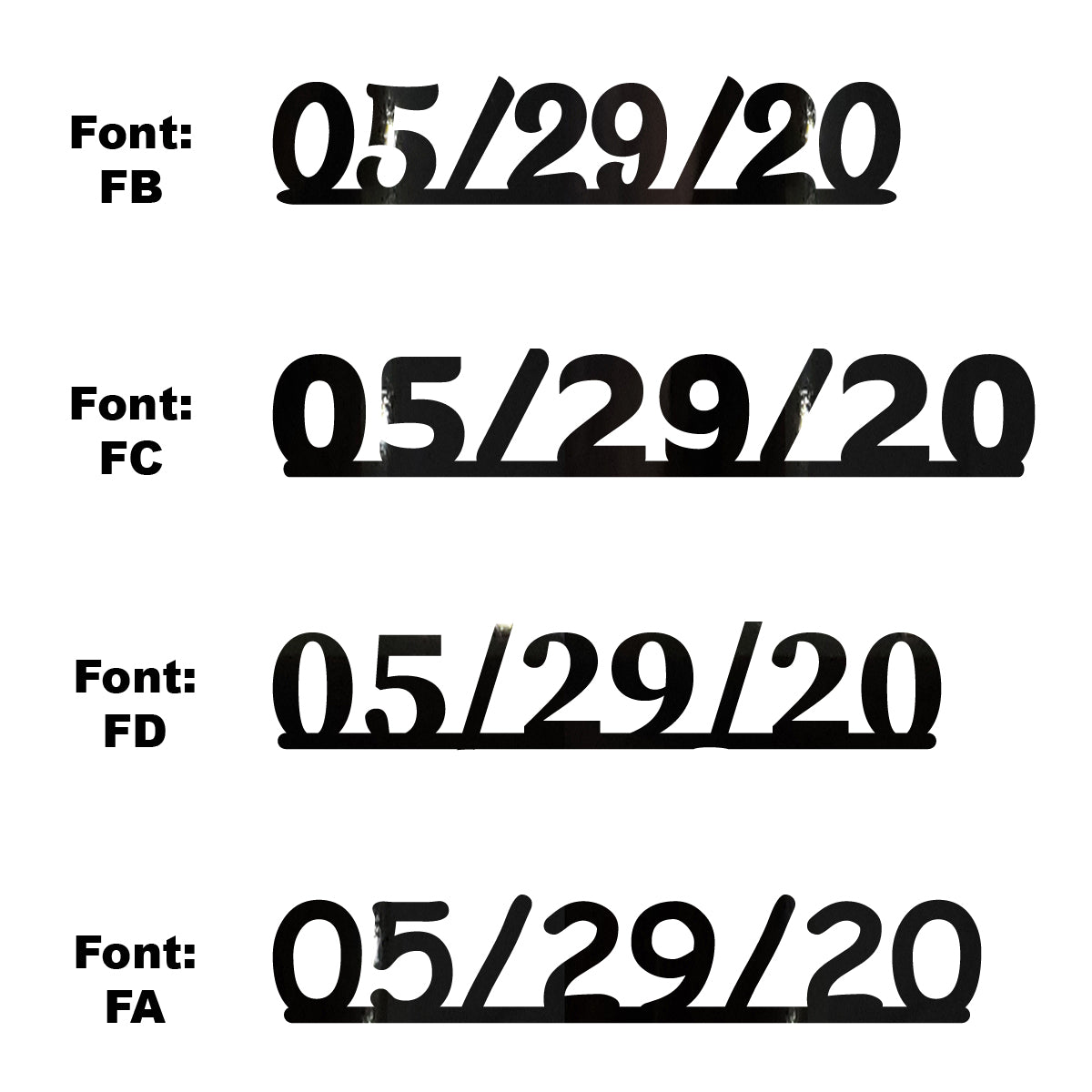 Custom-Fetti Date - 05/29/24 or 05/29/25  Black