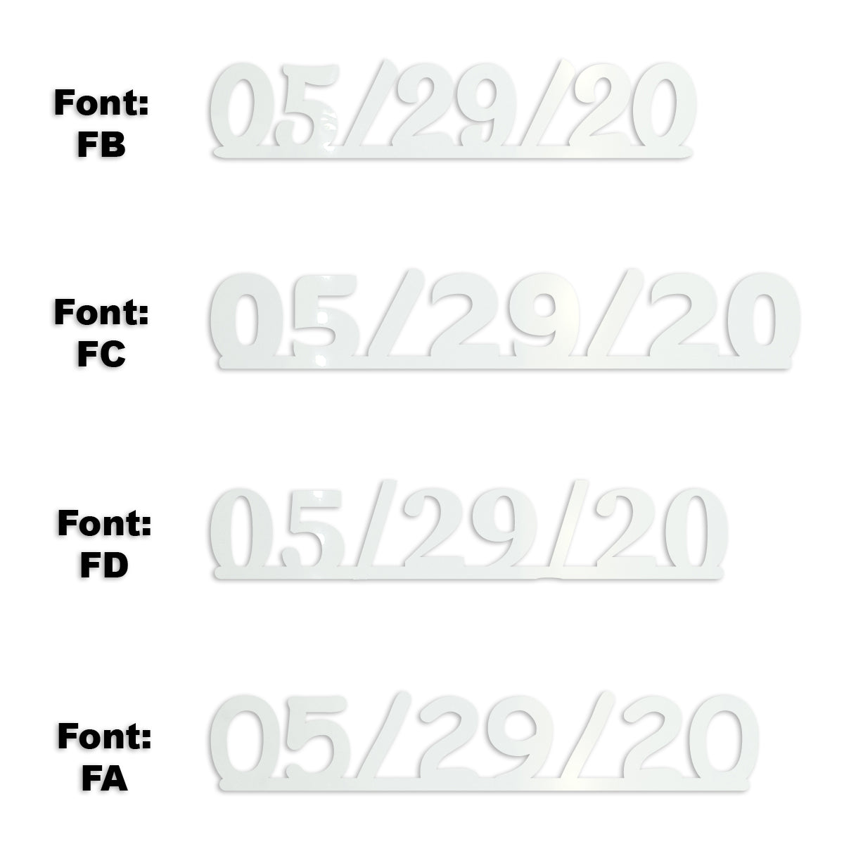 Custom-Fetti Date - 05/29/24 or 05/29/25  White