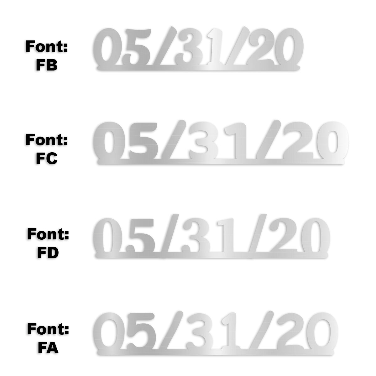 Custom-Fetti Date - 05/31/24 or 05/31/25  Silver