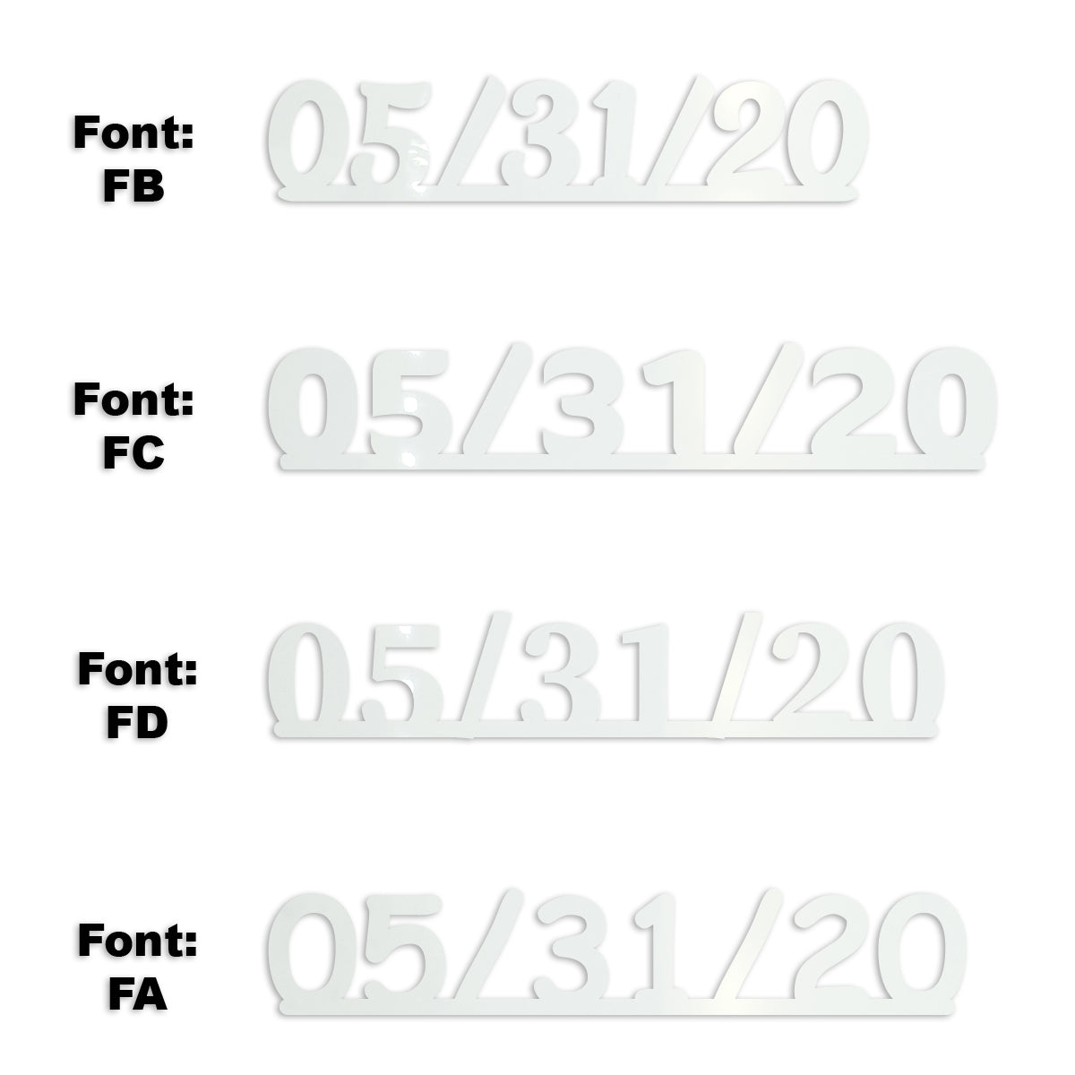 Custom-Fetti Date - 05/31/24 or 05/31/25  White