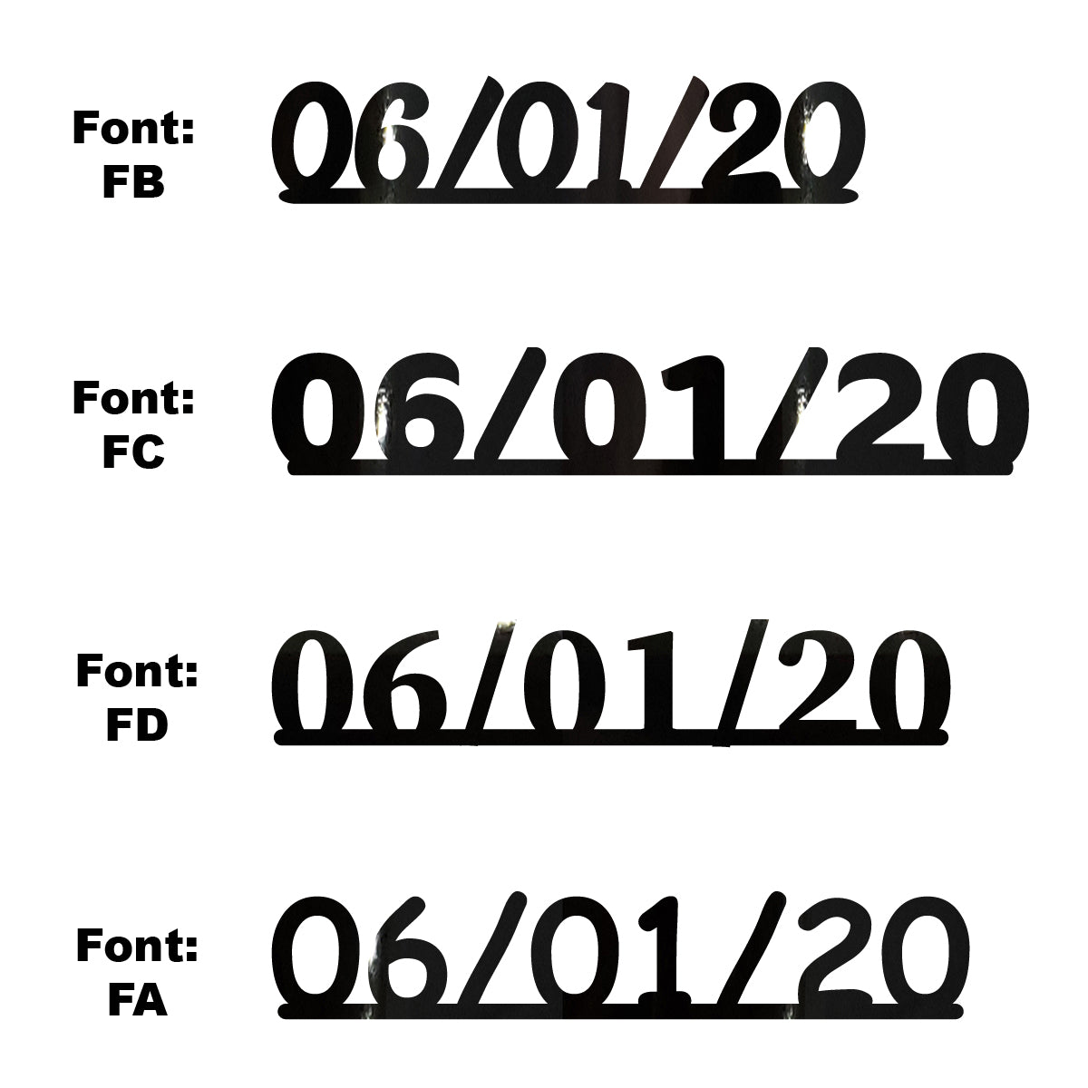 Custom-Fetti Date - 06/01/24 or 06/01/25  Black