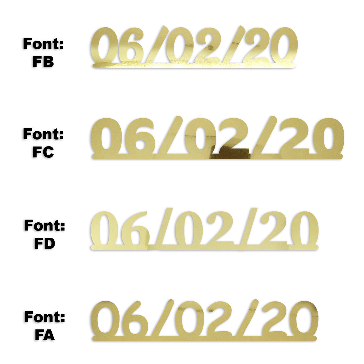 Custom-Fetti Date - 06/02/24 or 06/02/25  Gold