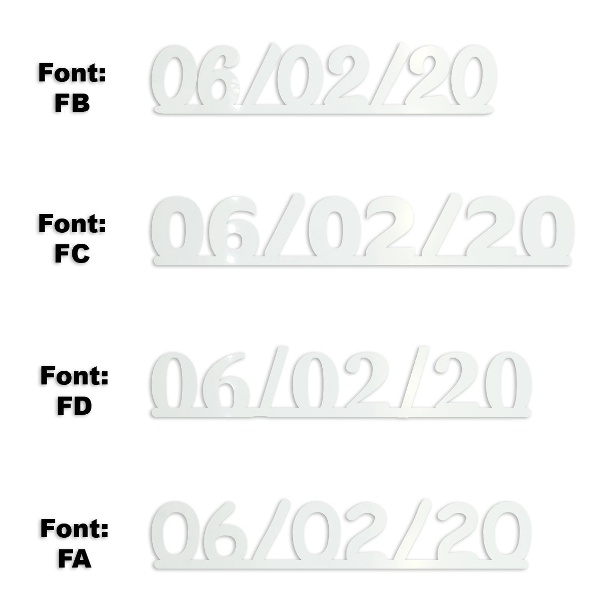 Custom-Fetti Date - 06/02/24 or 06/02/25  White