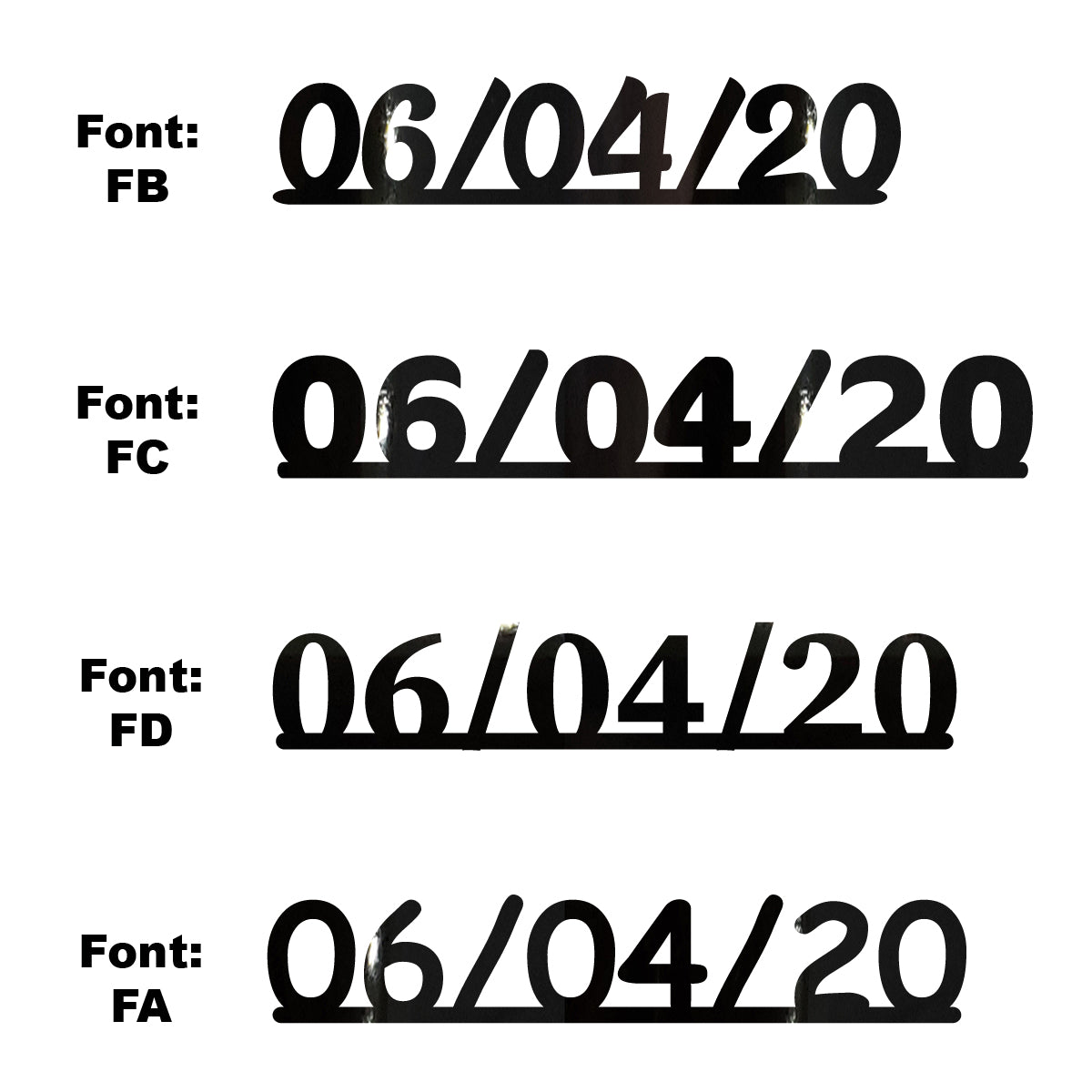 Custom-Fetti Date - 06/04/24 or 06/04/25  Black