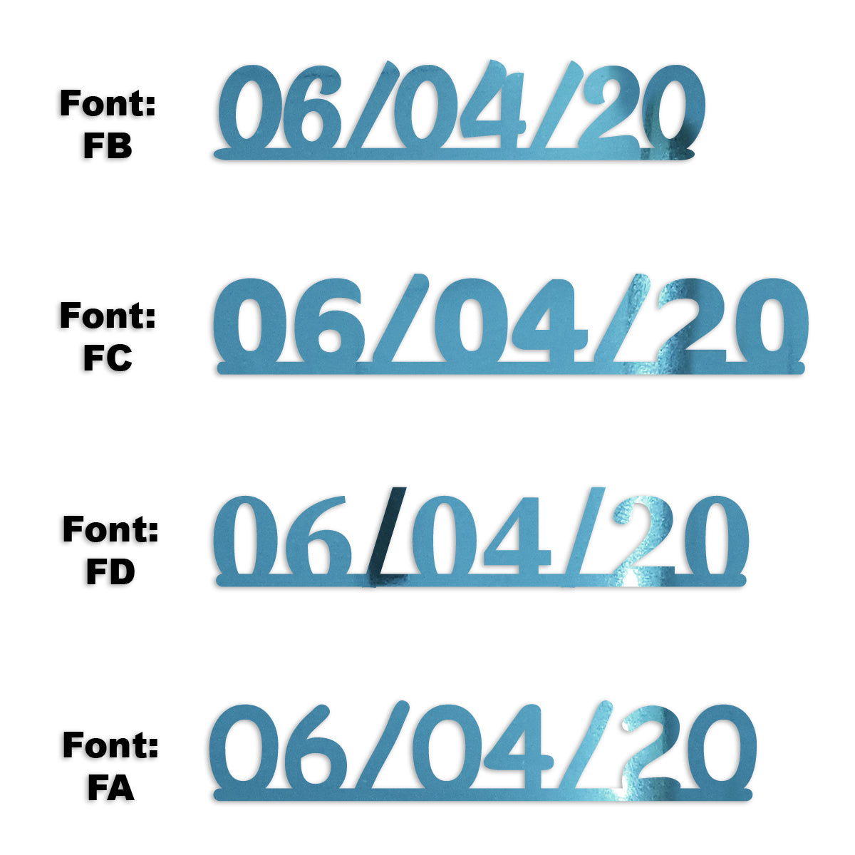 Custom-Fetti Date - 06/04/24 or 06/04/25  Blue Sky