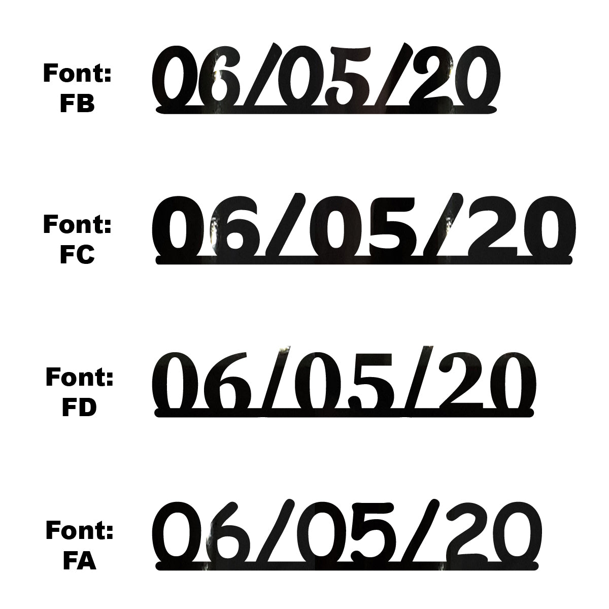 Custom-Fetti Date - 06/05/24 or 06/05/25  Black