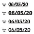 Custom-Fetti Date - 06/05/24 or 06/05/25  Black
