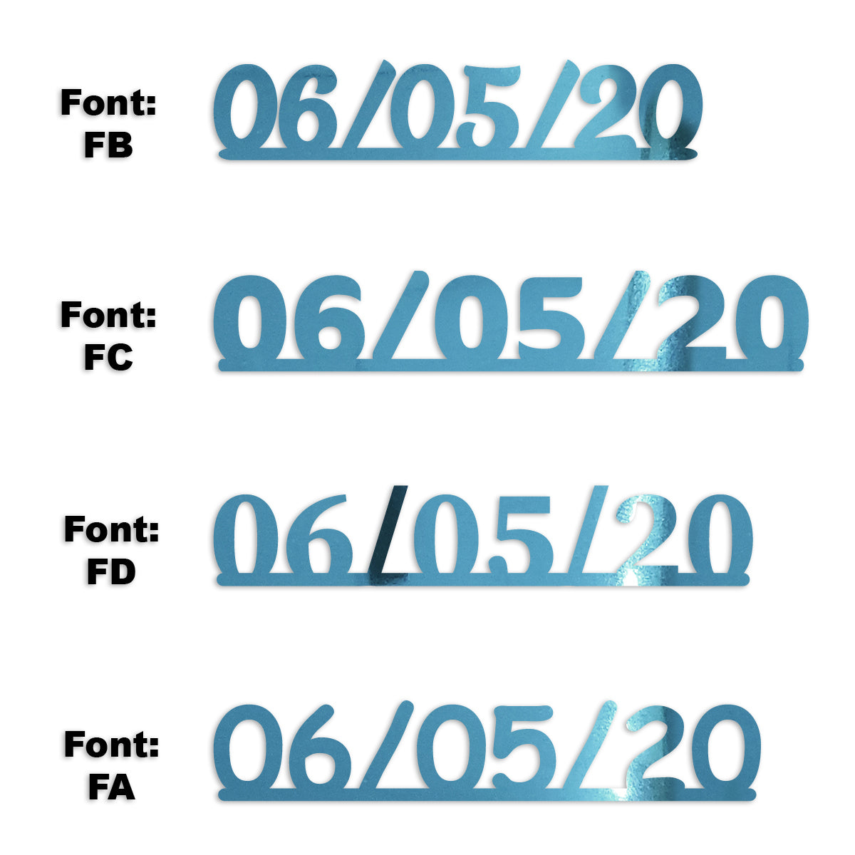 Custom-Fetti Date - 06/05/24 or 06/05/25  Blue Sky