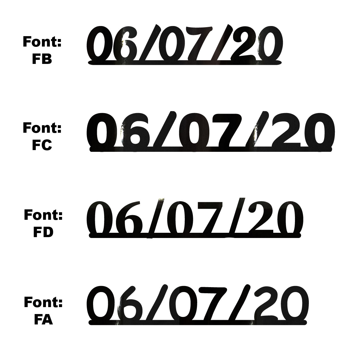 Custom-Fetti Date - 06/07/24 or 06/07/25  Black