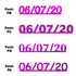 Custom-Fetti Date - 06/07/24 or 06/07/25  Fuchsia