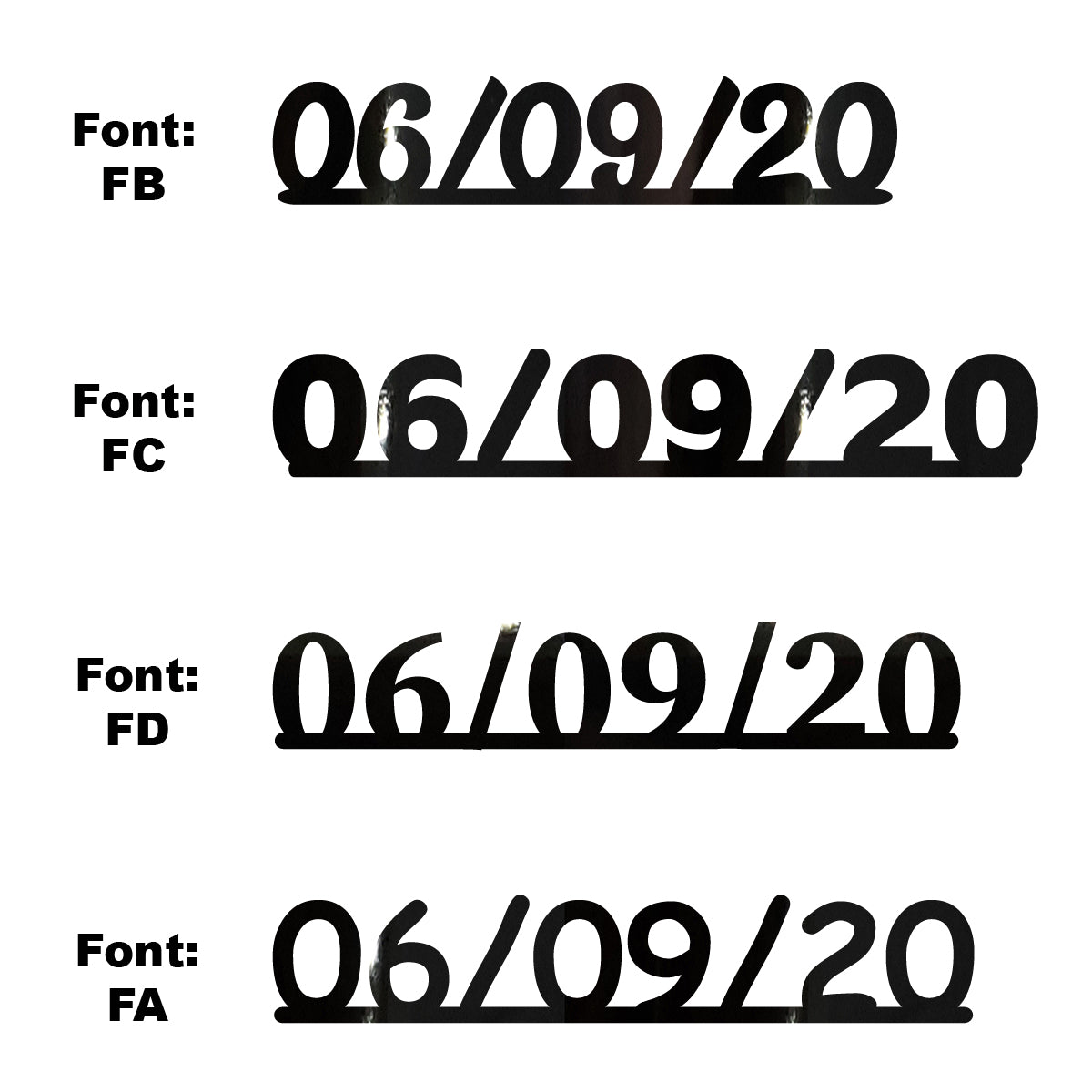 Custom-Fetti Date - 06/09/24 or 06/09/25  Black