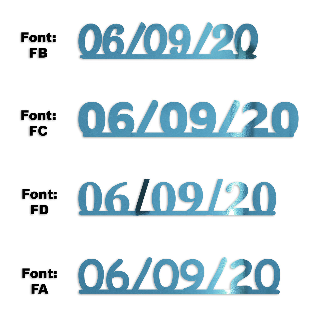 Custom-Fetti Date - 06/09/24 or 06/09/25  Blue Sky