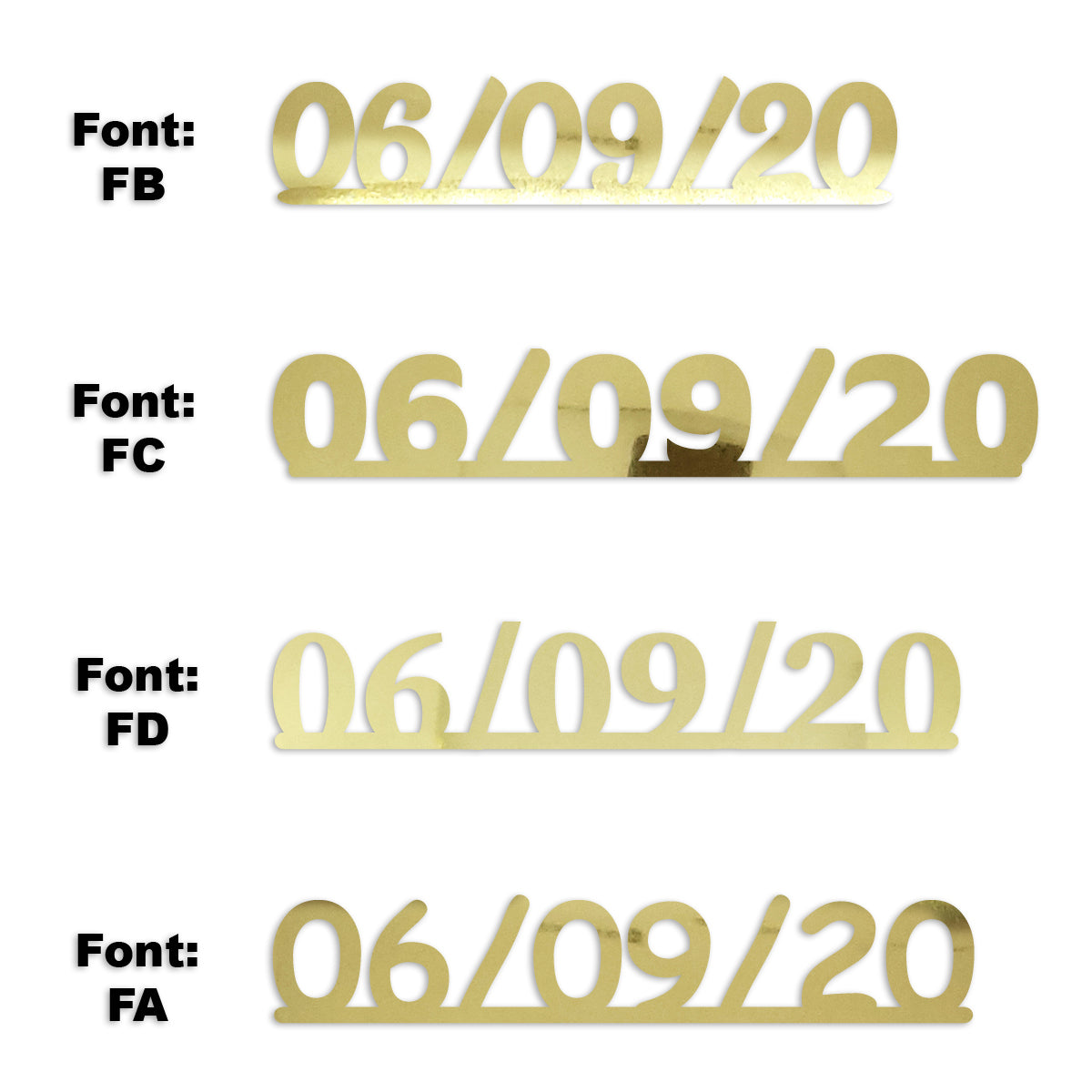 Custom-Fetti Date - 06/09/24 or 06/09/25  Gold