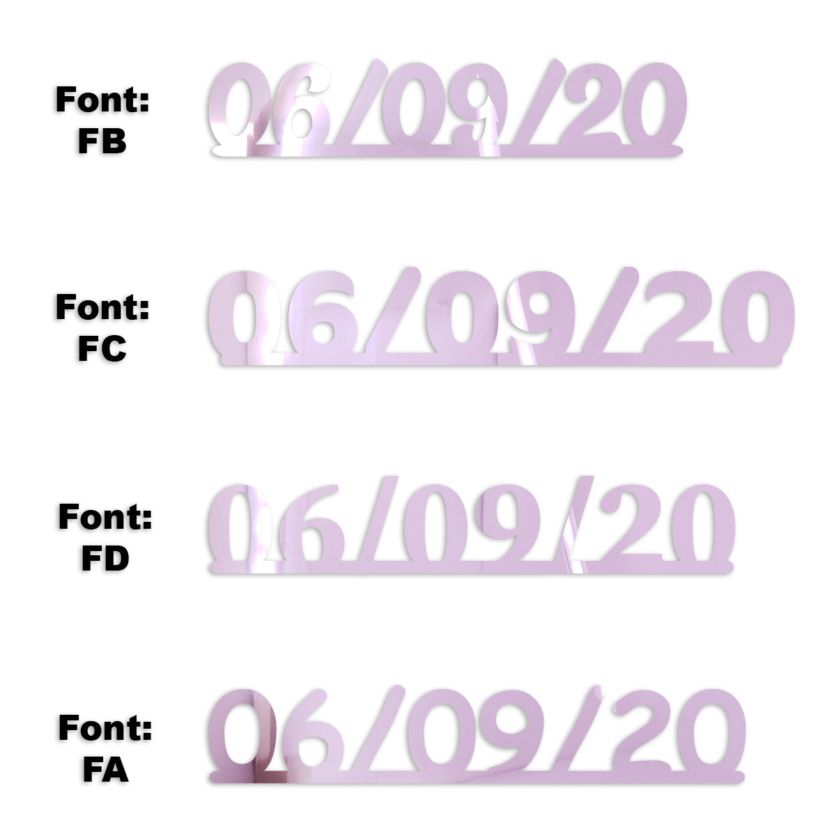 Custom-Fetti Date - 06/09/24 or 06/09/25  Pink