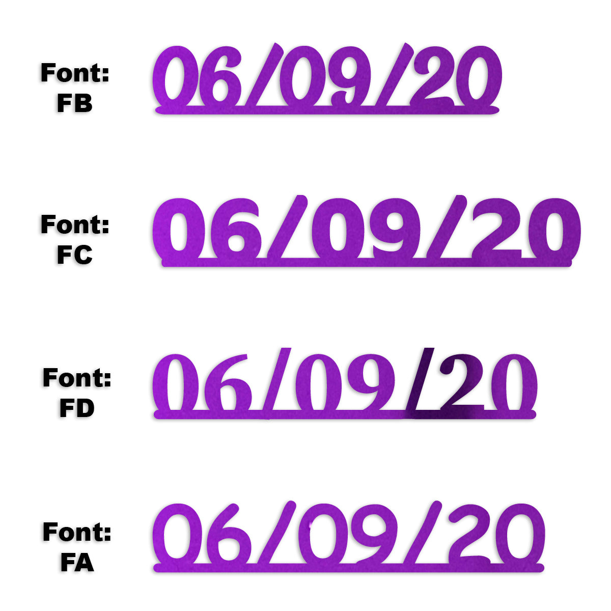 Custom-Fetti Date - 06/09/24 or 06/09/25  Purple