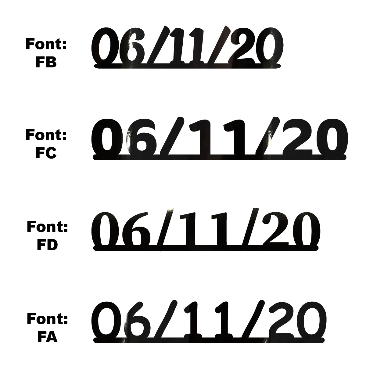 Custom-Fetti Date - 06/11/24 or 06/11/25  Black