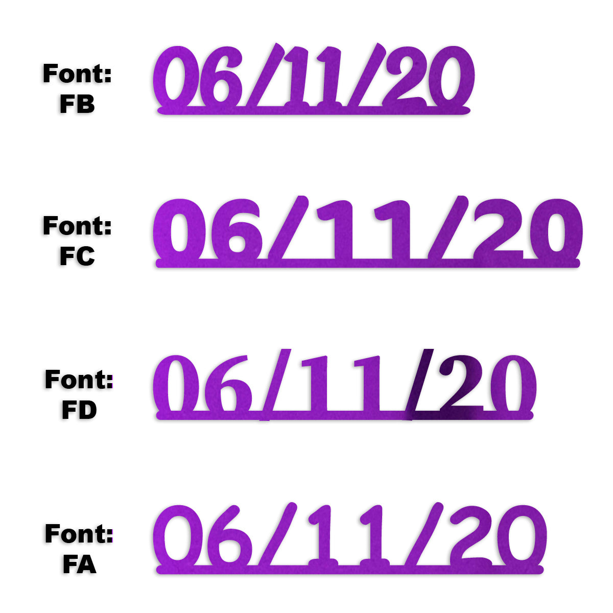 Custom-Fetti Date - 06/11/24 or 06/11/25  Purple
