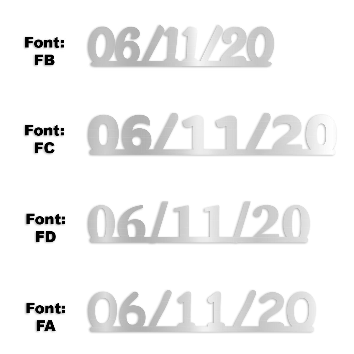 Custom-Fetti Date - 06/11/24 or 06/11/25  Silver
