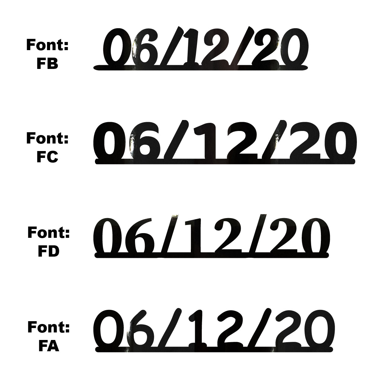 Custom-Fetti Date - 06/12/24 or 06/12/25  Black