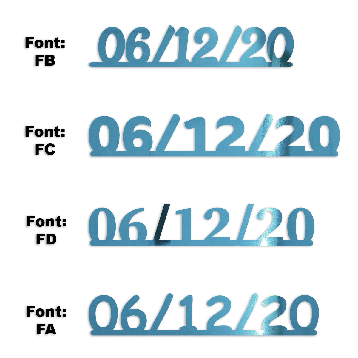 Custom-Fetti Date - 06/12/24 or 06/12/25  Blue Sky