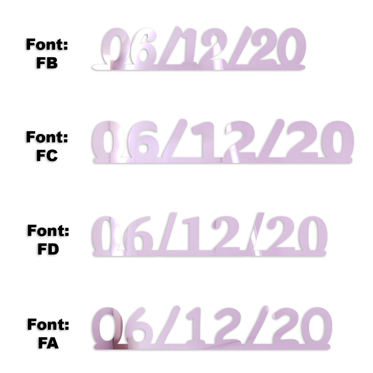 Custom-Fetti Date - 06/12/24 or 06/12/25  Pink