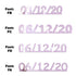 Custom-Fetti Date - 06/12/24 or 06/12/25  Pink
