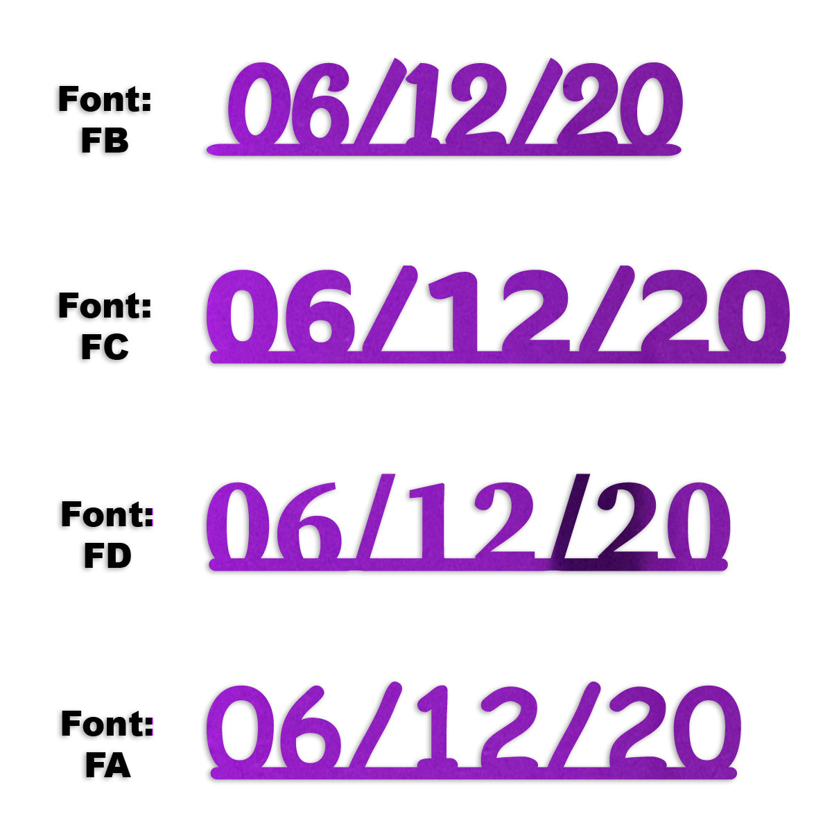 Custom-Fetti Date - 06/12/24 or 06/12/25  Purple