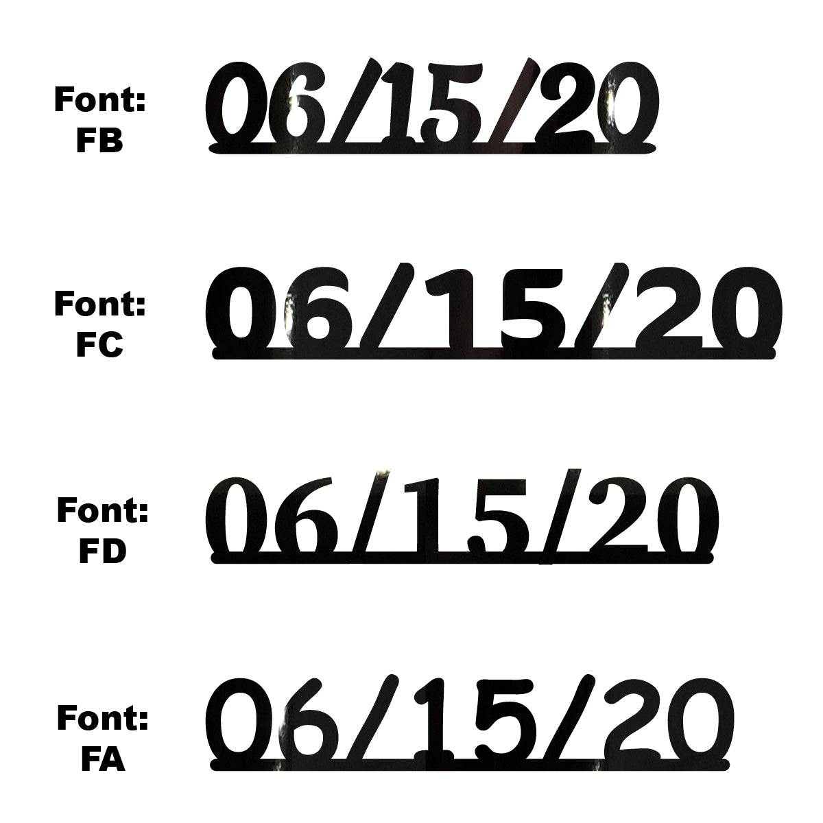 Custom-Fetti Date - 06/15/24 or 06/15/25  Black
