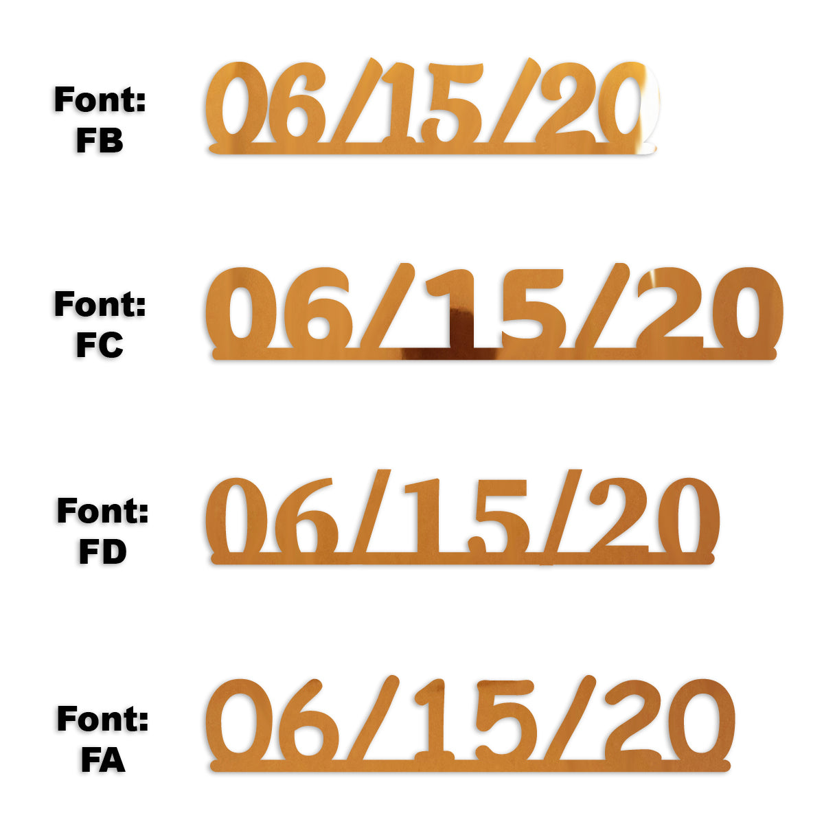 Custom-Fetti Date - 06/15/24 or 06/15/25  Orange