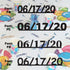 Custom-Fetti Date - 06/17/24 or 06/17/25  Black