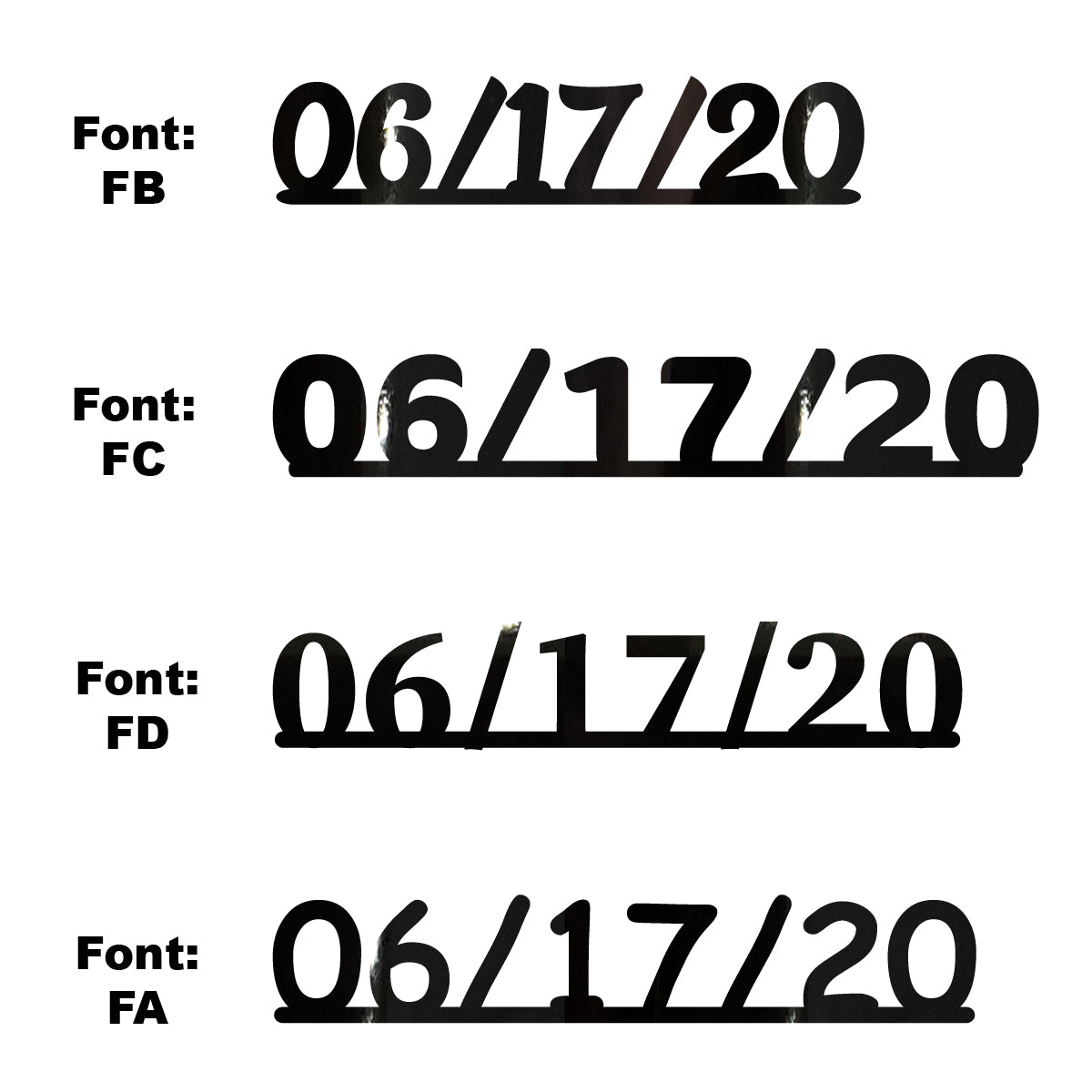 Custom-Fetti Date - 06/17/24 or 06/17/25  Black