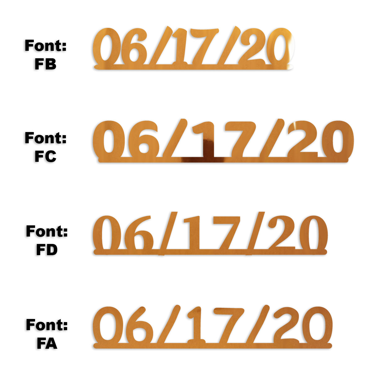 Custom-Fetti Date - 06/17/24 or 06/17/25  Orange