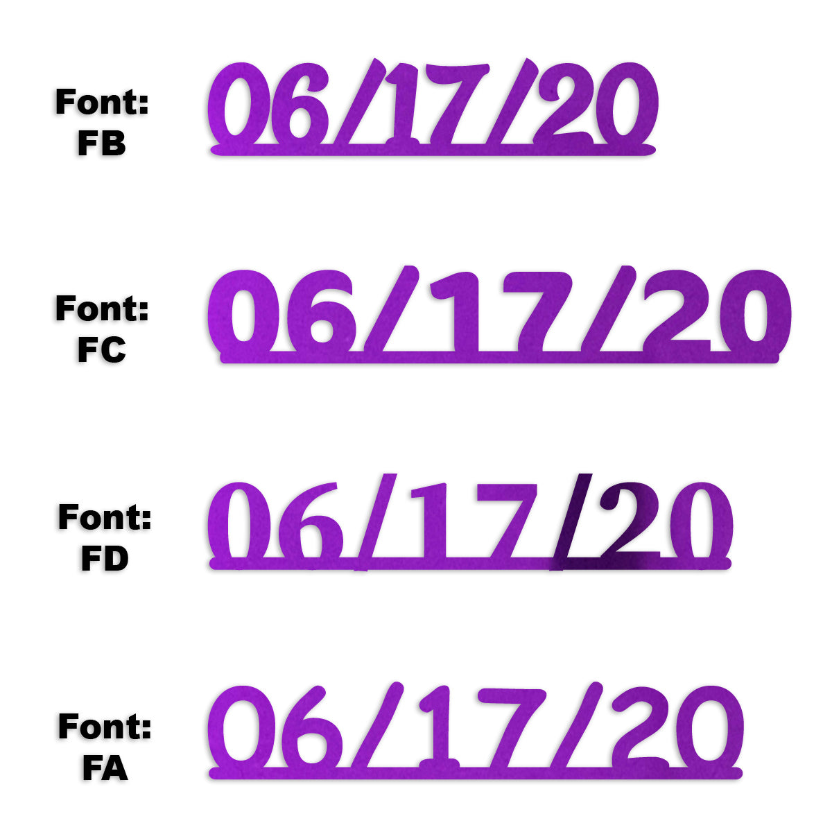 Custom-Fetti Date - 06/17/24 or 06/17/25  Purple