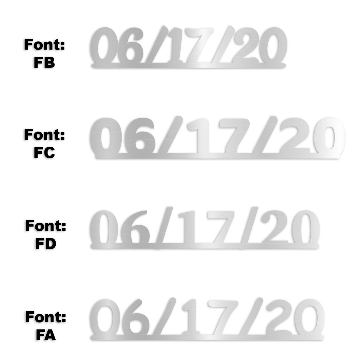 Custom-Fetti Date - 06/17/24 or 06/17/25  Silver