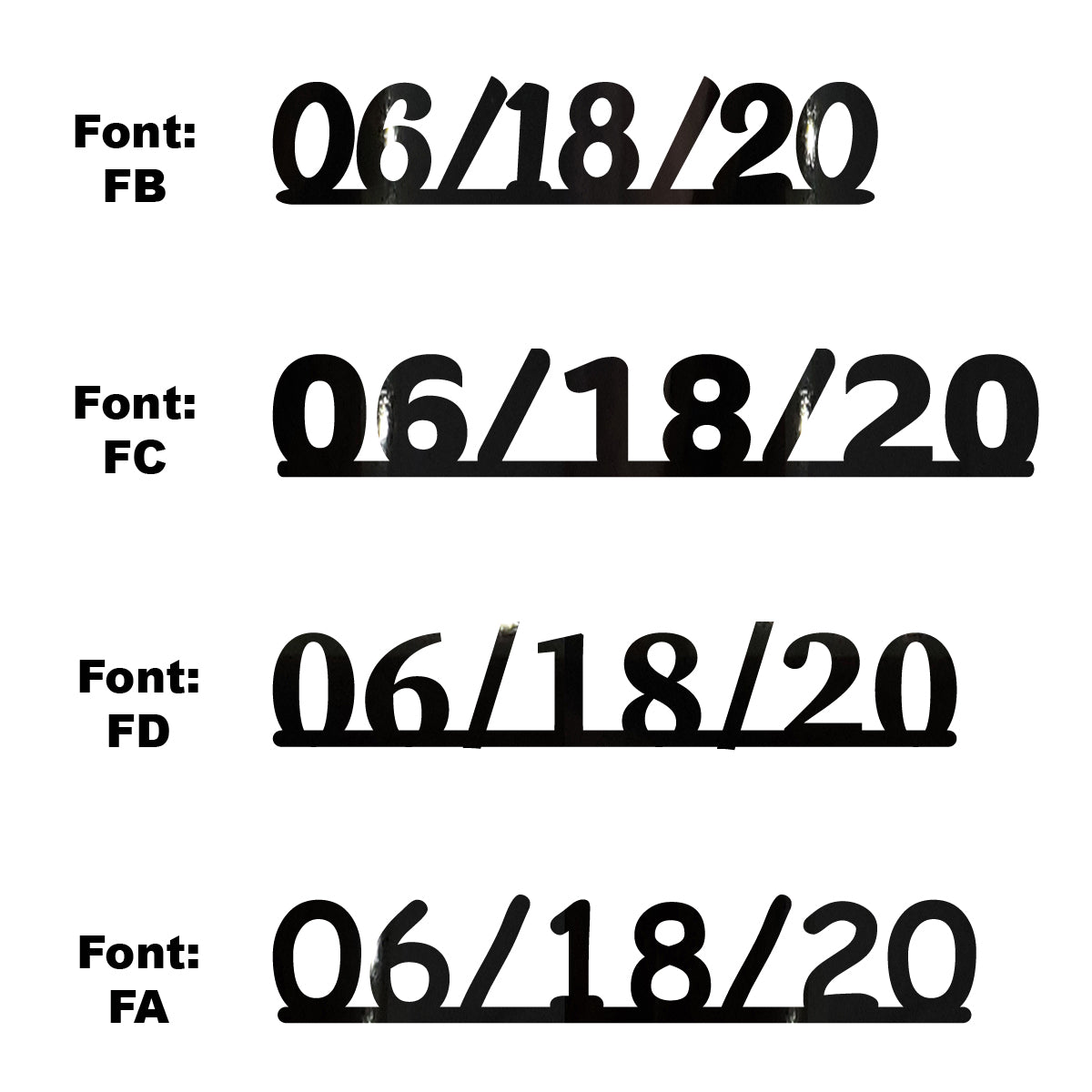 Custom-Fetti Date - 06/18/24 or 06/18/25  Black