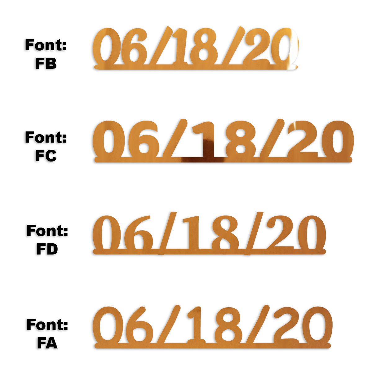 Custom-Fetti Date - 06/18/24 or 06/18/25  Orange