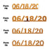 Custom-Fetti Date - 06/18/24 or 06/18/25  Orange