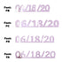 Custom-Fetti Date - 06/18/24 or 06/18/25  Pink