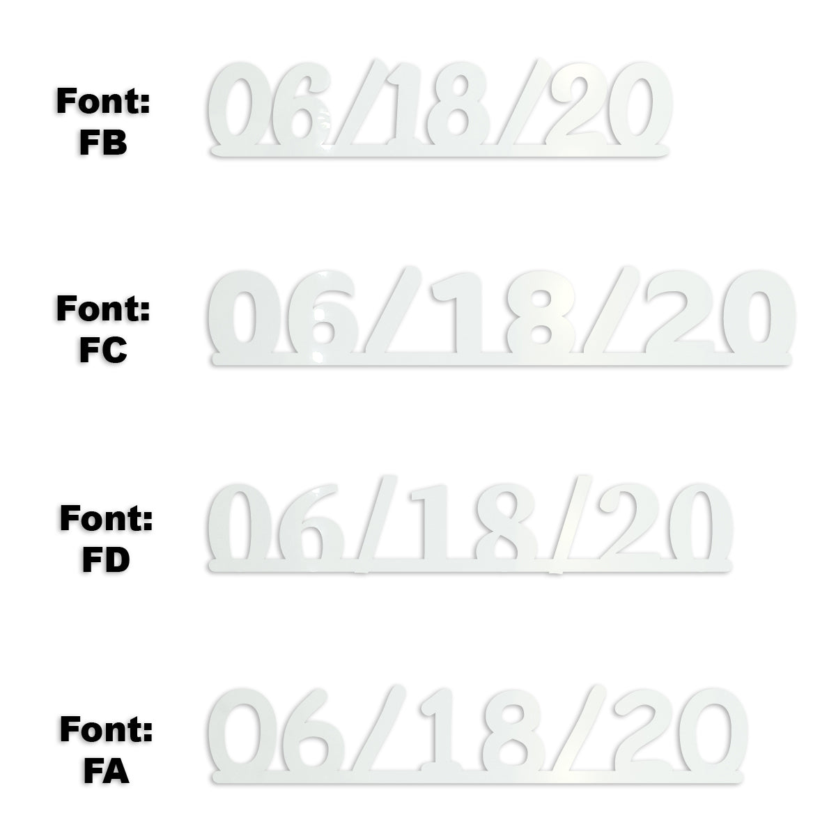 Custom-Fetti Date - 06/18/24 or 06/18/25  White