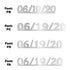 Custom-Fetti Date - 06/19/24 or 06/19/25  Silver
