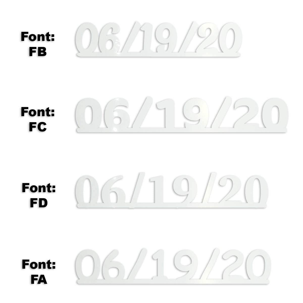 Custom-Fetti Date - 06/19/24 or 06/19/25  White
