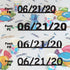 Custom-Fetti Date - 06/21/24 or 06/21/25  Black