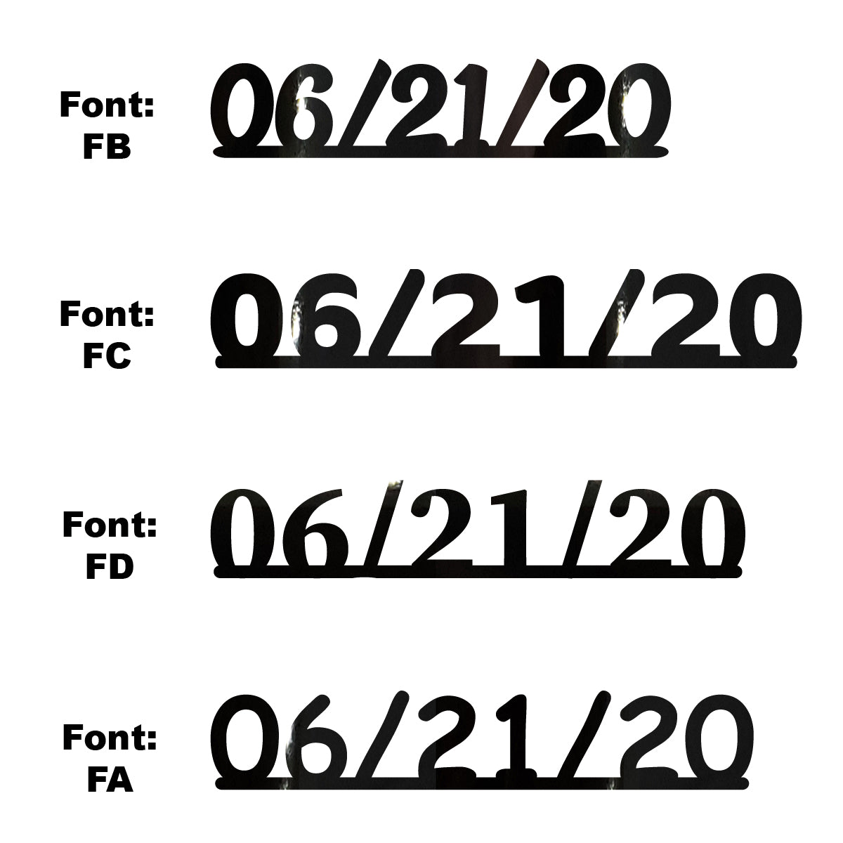 Custom-Fetti Date - 06/21/24 or 06/21/25  Black
