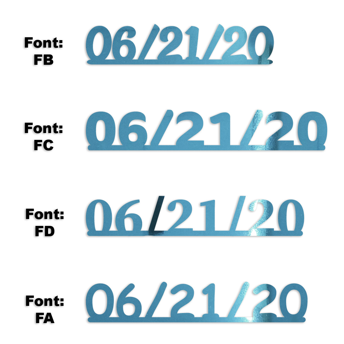 Custom-Fetti Date - 06/21/24 or 06/21/25  Blue Sky