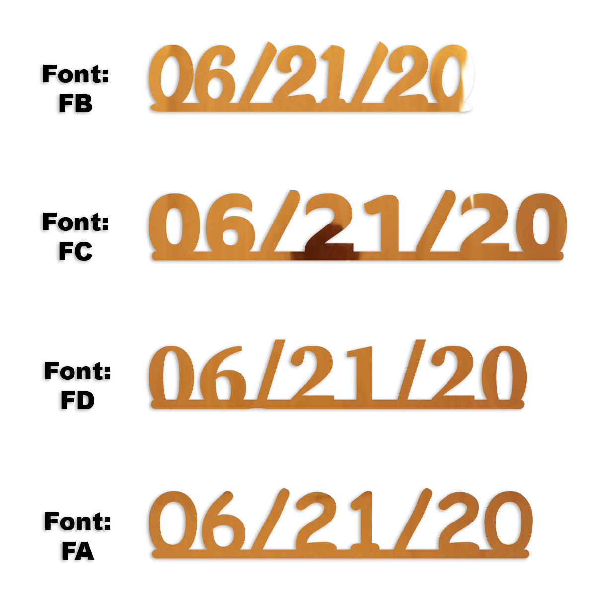 Custom-Fetti Date - 06/21/24 or 06/21/25  Orange