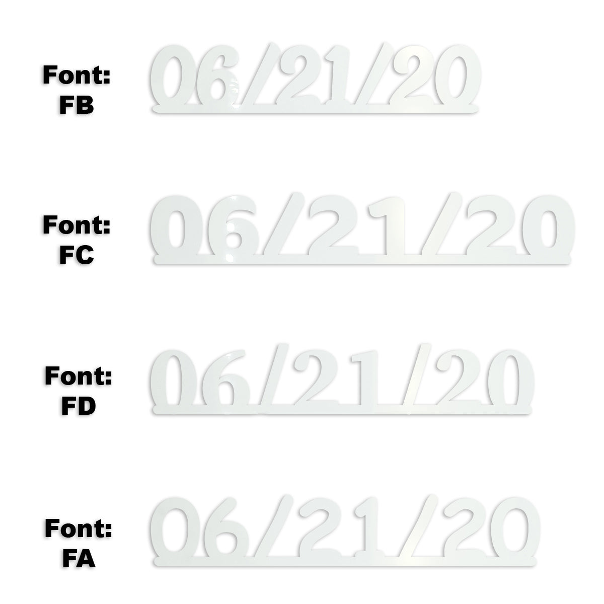Custom-Fetti Date - 06/21/24 or 06/21/25  White