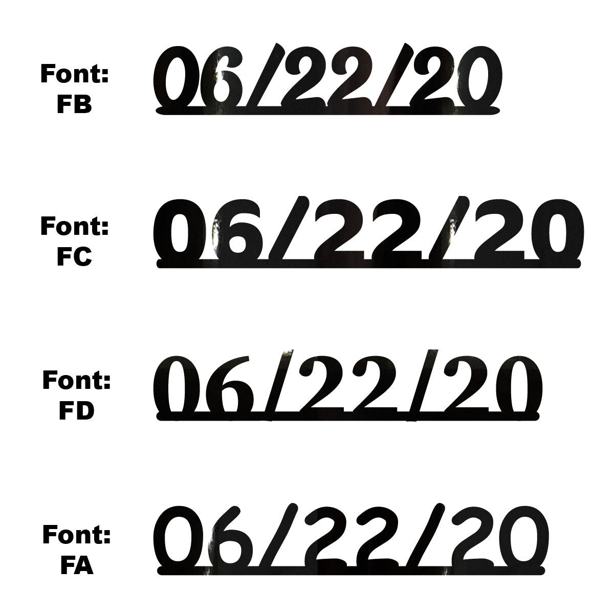 Custom-Fetti Date - 06/22/24 or 06/22/25  Black