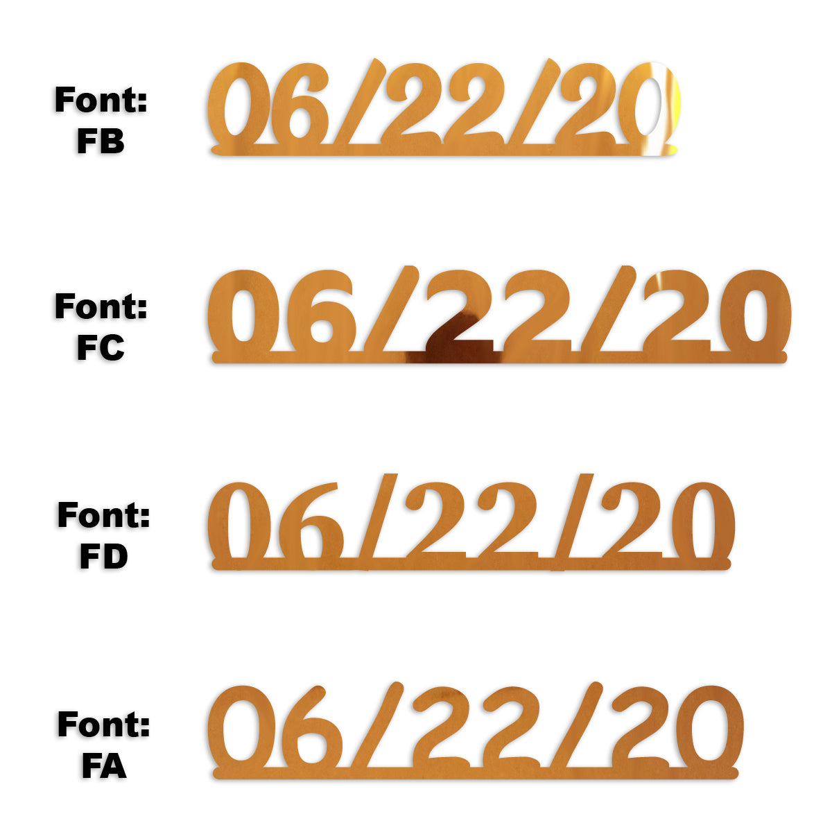 Custom-Fetti Date - 06/22/24 or 06/22/25  Orange