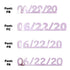 Custom-Fetti Date - 06/22/24 or 06/22/25  Pink
