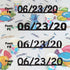 Custom-Fetti Date - 06/23/24 or 06/23/25  Black